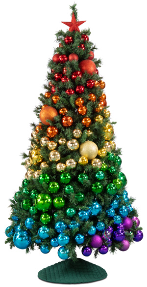 phs Greanleaf's new Rainbow Christmas Tree supports mental health charities